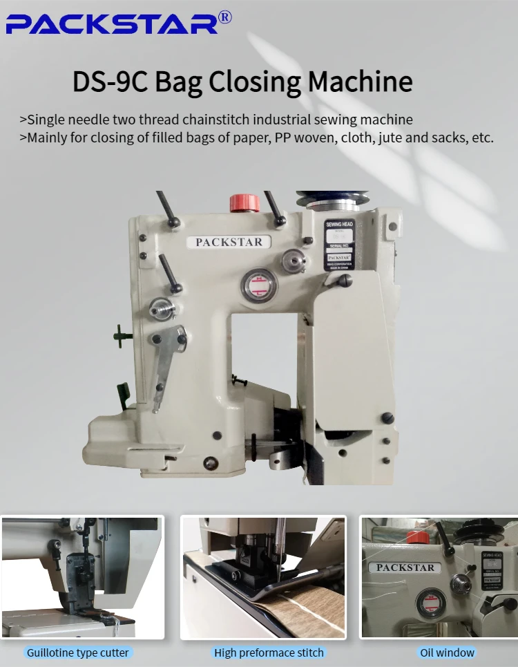 Bag closing machine Bag closing machine