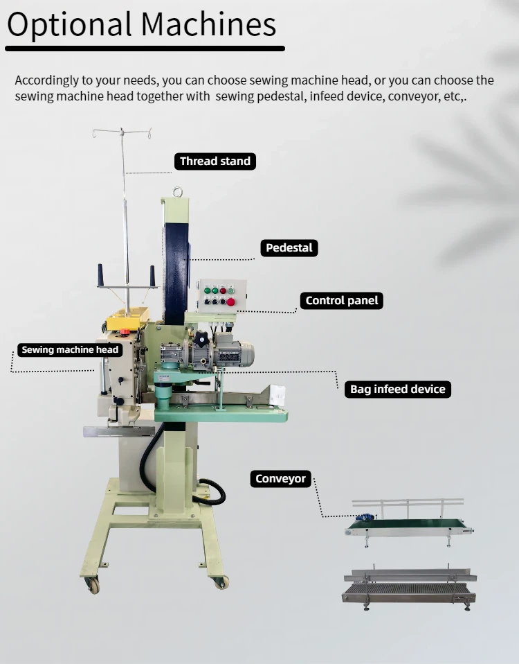 Bag closing machine Bag closing machine