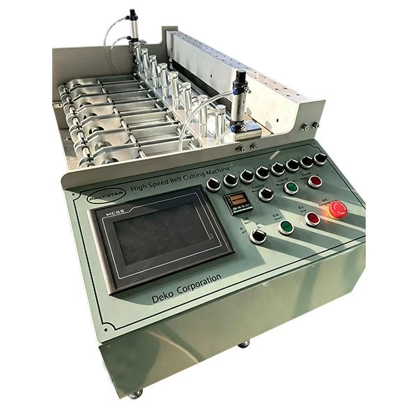 High Speed 8Pcs Big Bag Loop Cutting Machine factory